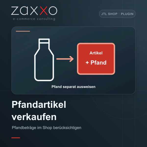 Pfand automatisch berechnen – ohne separaten Wawi-Artikel | JTL-Shop 5