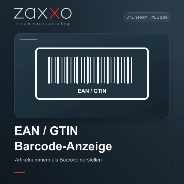 EAN/GTIN-Barcode auf Artikelseiten im JTL-Shop 5