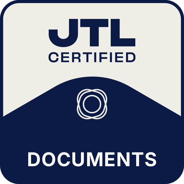 JTL Certified – Documents